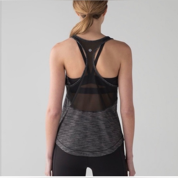 Lululemon Long Distance Racerback Mesh Back Tank - Picture 2 of 4